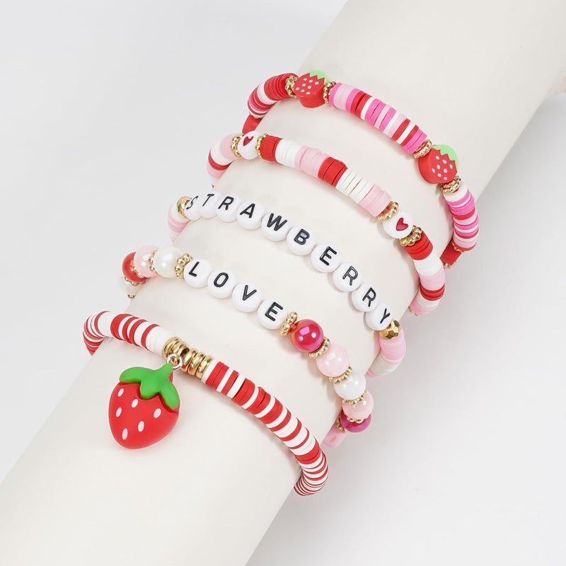 Briutn 4th of July Beaded Bracelets with American Flag Stars Charms USA Jewelry - Image 2